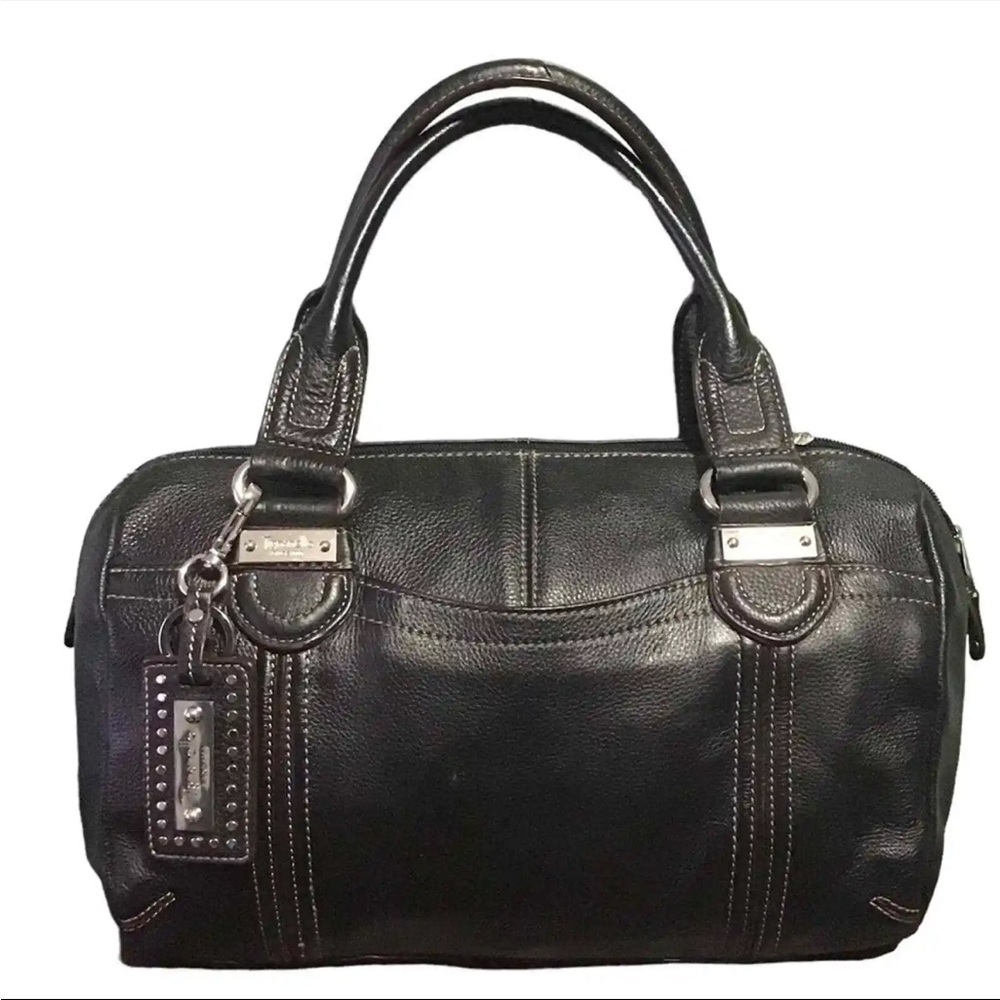 Tignanello Pebbled Leather Crossbody Shoulder Bag